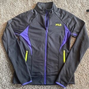 NWOT fila zip up fitted sweatshirt